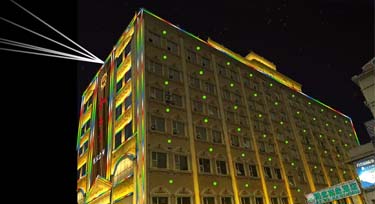 娛樂場所亮化 50*37 LED護欄管輕松搞定！