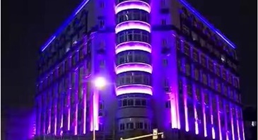 區(qū)域亮化提升，光臣照明大功率RGBW外控洗墻燈效果獲贊