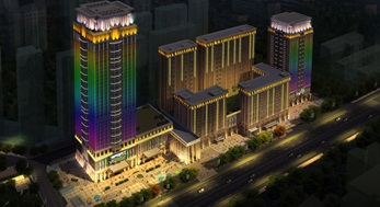 led工程線條燈，讓星級酒店外表富麗堂皇繽紛多彩